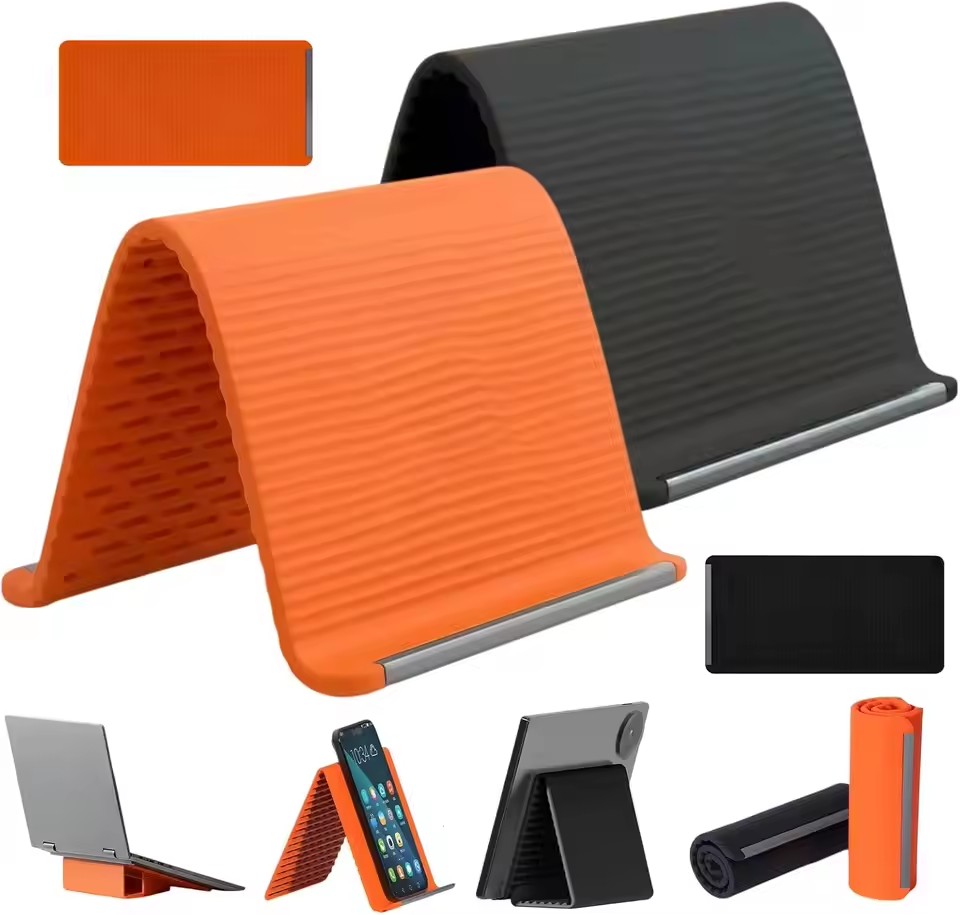 Desk Accessories - حامل هاتف محمول مريح من السيليكون،