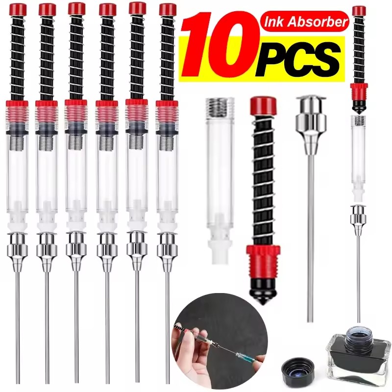 School Supplies - 1-10 قطع ماص حبر أقلام حبر