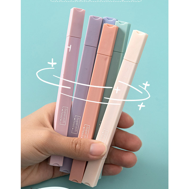 6 قطعة مجموعة أقلام تحديد مزدو - مراجعة Pastel Highlighter Set Double Ended وسعره